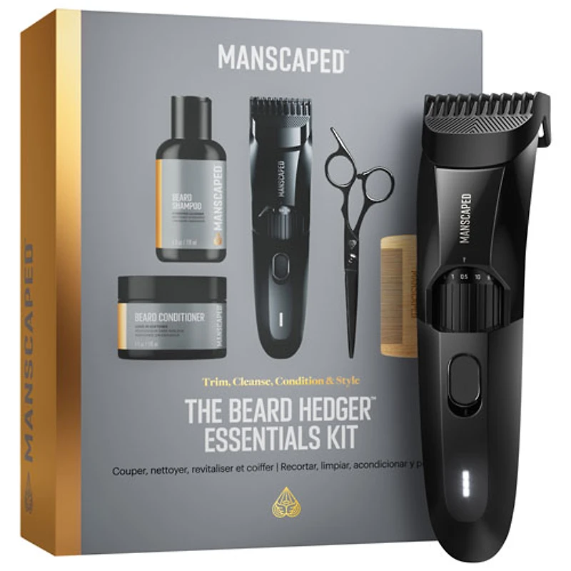 Trousse essentielle avec tondeuse sans fil Beard Hedger de Manscaped