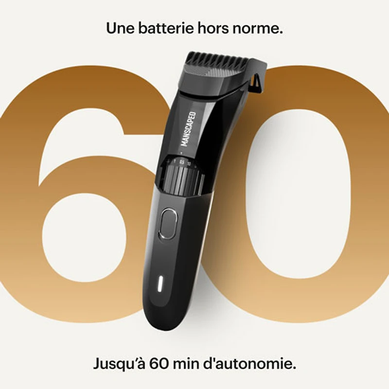 Trousse essentielle avec tondeuse sans fil Beard Hedger de Manscaped