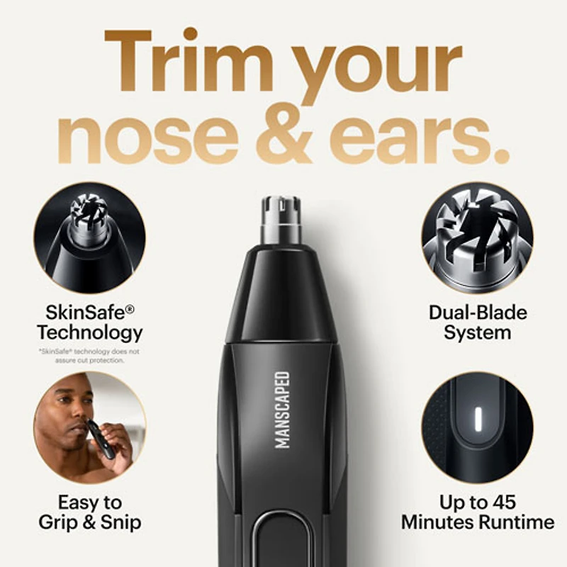 Tondeuse électrique pour le nez et les oreilles Weed Whacker 2.0 de Manscaped