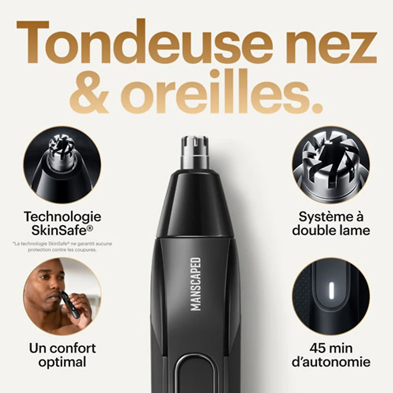 Tondeuse électrique pour le nez et les oreilles Weed Whacker 2.0 de Manscaped