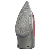 Fer à vapeur Lava de 1700 W avec semelle en céramique et cordon rétractable de CHI - Noir/Rouge