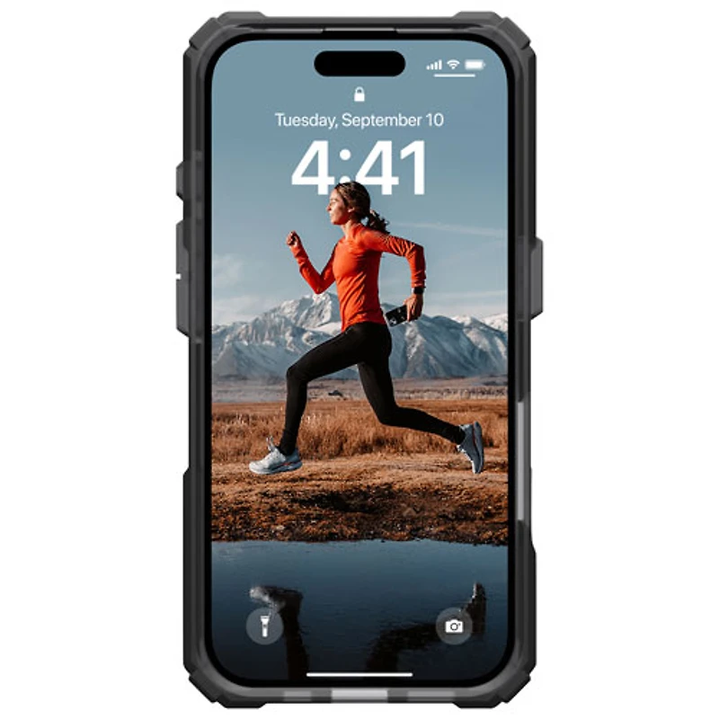 UAG Plasma XTE Fitted Hard Shell Case with MagSafe for iPhone 16 - Ash/Titanium