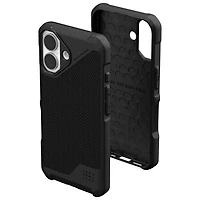 UAG Metropolis LT Fitted Hard Shell Case with MagSafe for iPhone 16 - Kevlar Black