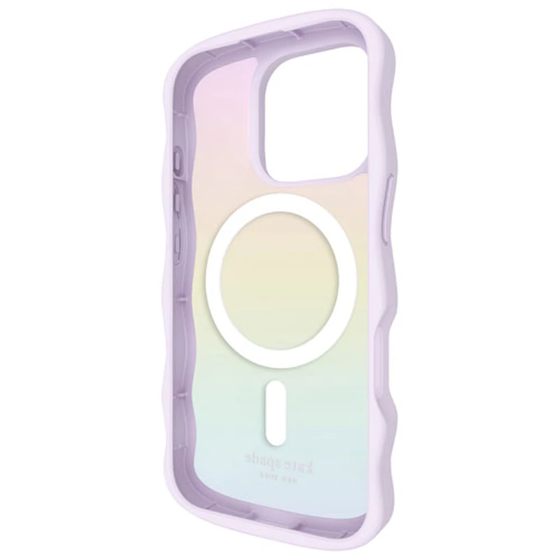 kate spade new york Wavy Opal Case with MagSafe for iPhone 16 Pro Max - Opal Iridescent