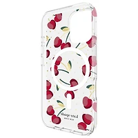 kate spade new york Hard Plastic Case with MagSafe for iPhone 16 - Cherry Dot
