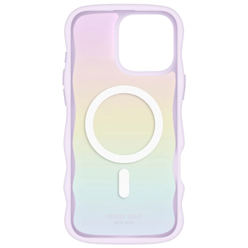 kate spade new york Wavy Opal Case with MagSafe for iPhone 16 Pro - Opal Iridescent