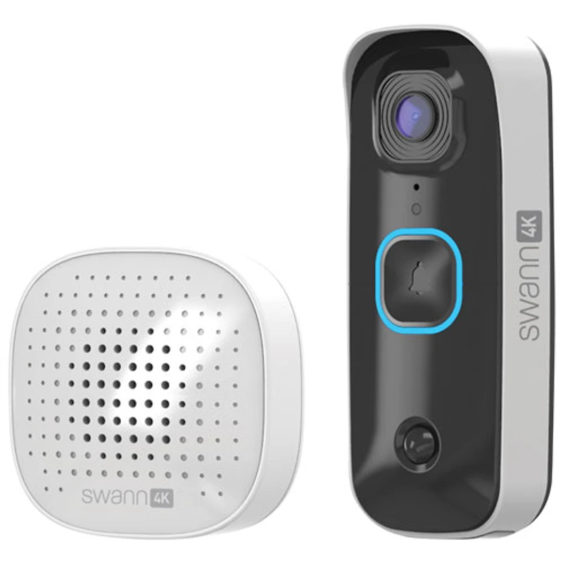 Swann SwannBuddy4K Wi-Fi 4K Video Doorbell with Chime