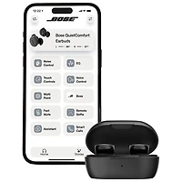 Bose QuietComfort In-Ear Noise Cancelling Bluetooth Earbuds - Black