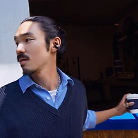 Écouteurs boutons 100 % sans fil Ultra Open de Bose - Bleu lunaire