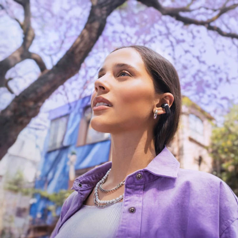 Écouteurs boutons 100 % sans fil Ultra Open de Bose - Bleu lunaire