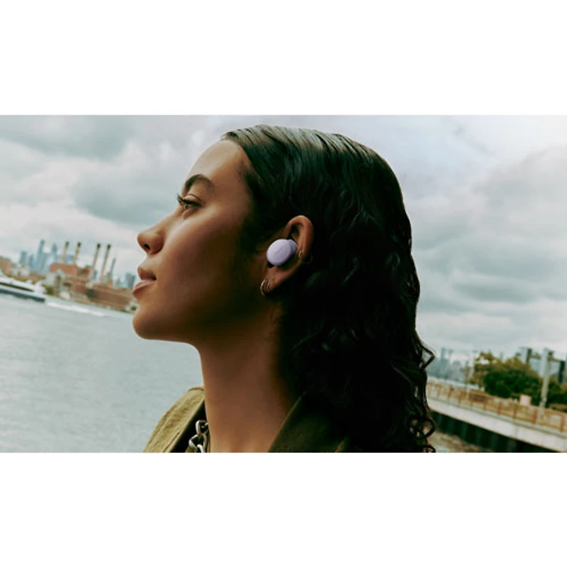 Écouteurs boutons Bluetooth à suppression du bruit QuietComfort de Bose - Lilas glacé