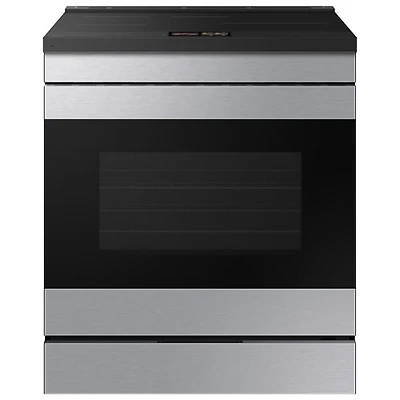 Open Box - Samsung 30" 6.3 Cu. Ft. True Convection Slide-In Induction Range - SS- Perfect Condition
