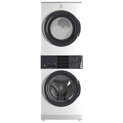 Boîte ouverte - Duo avec laveuse électrique 5,1 pi³ et sécheuse 8 pi³ d'Electrolux - Blanc - Parfait état