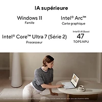 Portable à écran tactile de 14 po Zenbook S 14 d'ASUS (Core Ultra 7 (série 2) d'Intel/RAM 32 Go/SSD 1 To)