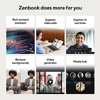 Portable à écran tactile de 14 po Zenbook S 14 d'ASUS (Core Ultra 7 (série 2) d'Intel/RAM 32 Go/SSD 1 To)