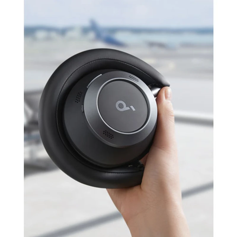 Soundcore by Anker Space One Pro Over-Ear Noise Cancelling Headphones - Jet Black