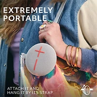 Ultimate Ears MINIROLL Waterproof Bluetooth Wireless Mini Portable Speaker - Revive Grey