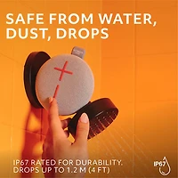 Ultimate Ears MINIROLL Waterproof Bluetooth Wireless Mini Portable Speaker - Revive Grey