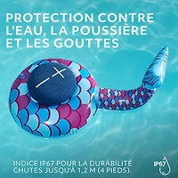 Haut-parleur miniature sans fil portatif Bluetooth étanche MINIROLL d'Ultimate Ears - Bleu majestueux