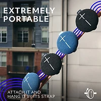 Ultimate Ears MINIROLL Waterproof Bluetooth Wireless Mini Portable Speaker - Majestic Blue