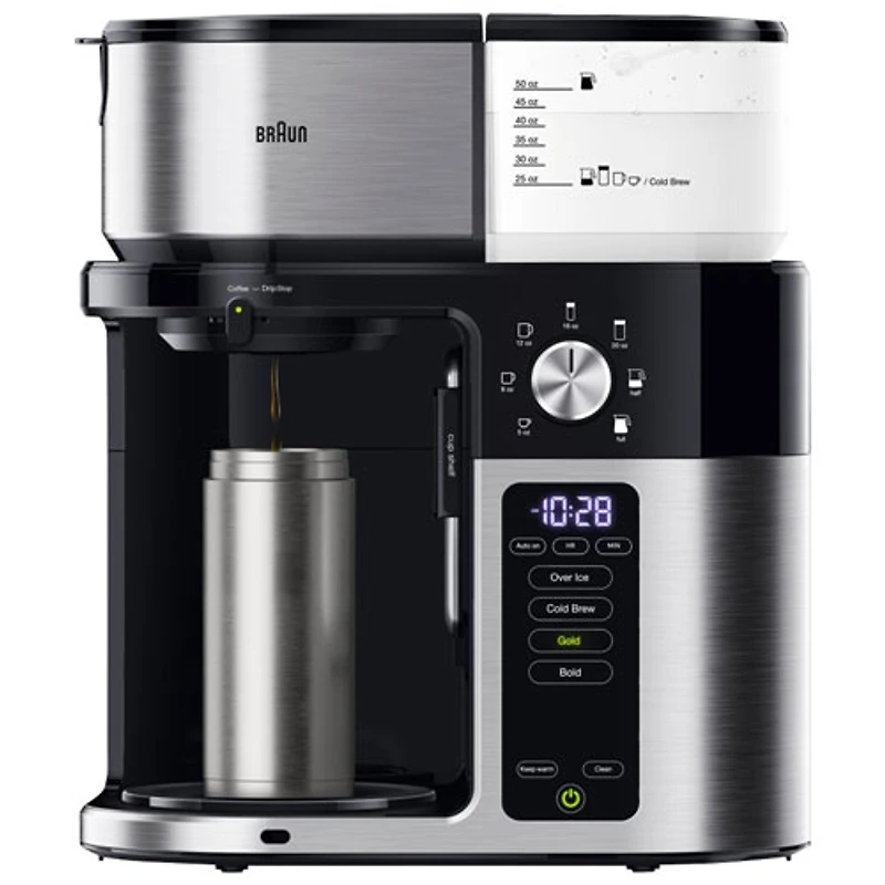 Braun MultiServe Plus Drip Coffee Maker - 10-Cup - Black