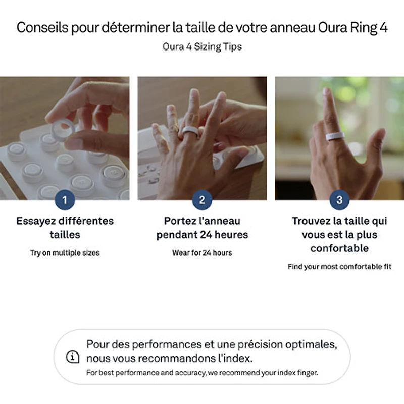 Baguier pour anneau Ring 4 d'Oura