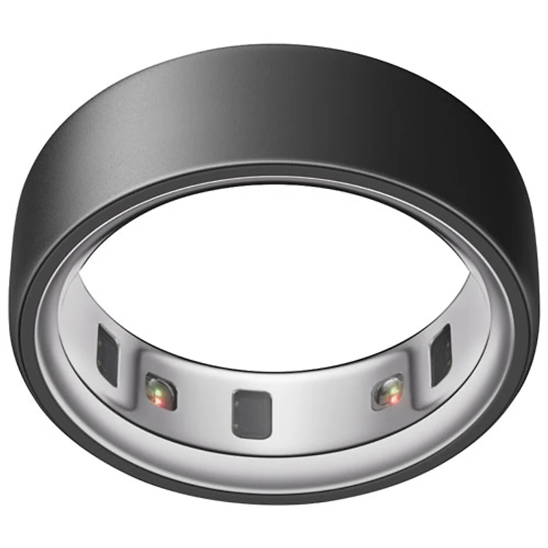 Anneau intelligent de sommeil et de mise en forme Ring 4 d'Oura - Noir mat Stealth - Taille 5