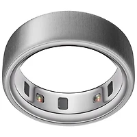 Oura Ring 4 Smart Ring with Health, Sleep & Fitness - 8-Day Battery - Brushed Silver - Size 11