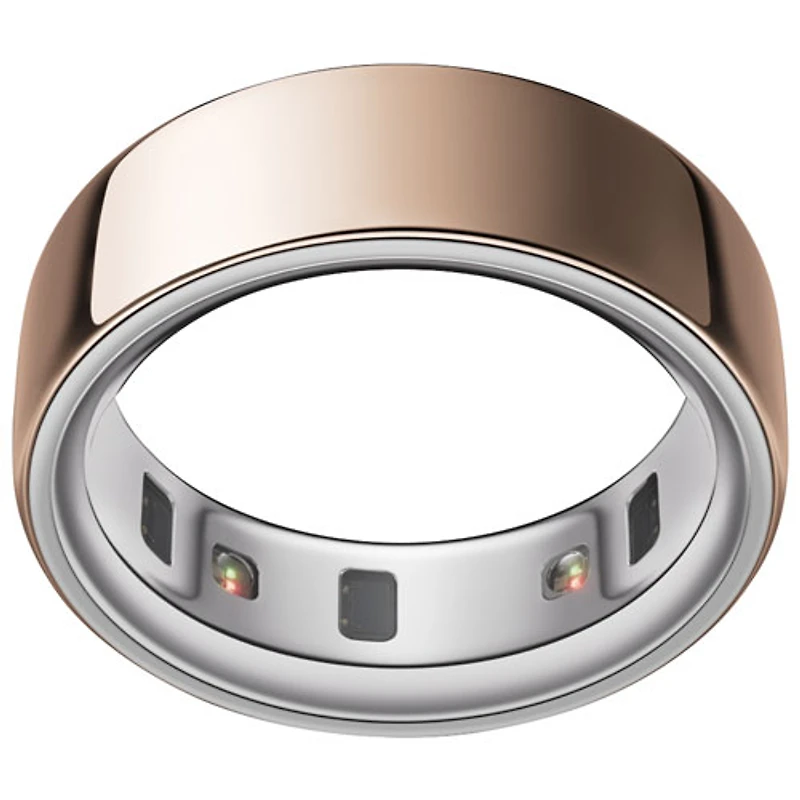 Anneau intelligent de sommeil et de mise en forme Ring 4 d'Oura - Rose doré - Taille 13
