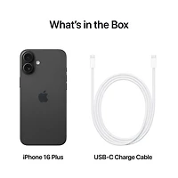 iPhone 16 Plus de 128 Go d'Apple - Noir - Déverrouillé