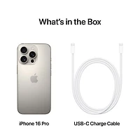 iPhone 16 Pro de 256 Go d'Apple - Titane naturel - Déverrouillé