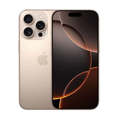 iPhone 16 Pro de 128 Go d'Apple avec Rogers - Titane sable - Financement mensuel