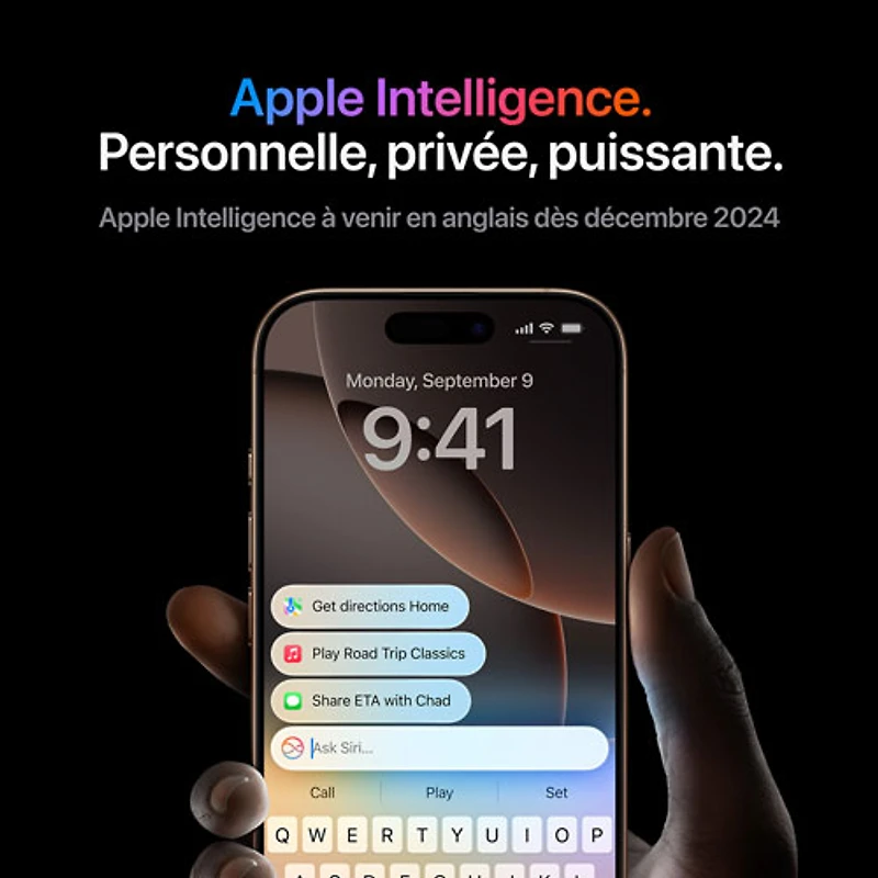 iPhone 16 Pro de 128 Go d'Apple avec TELUS - Titane blanc - Financement mensuel
