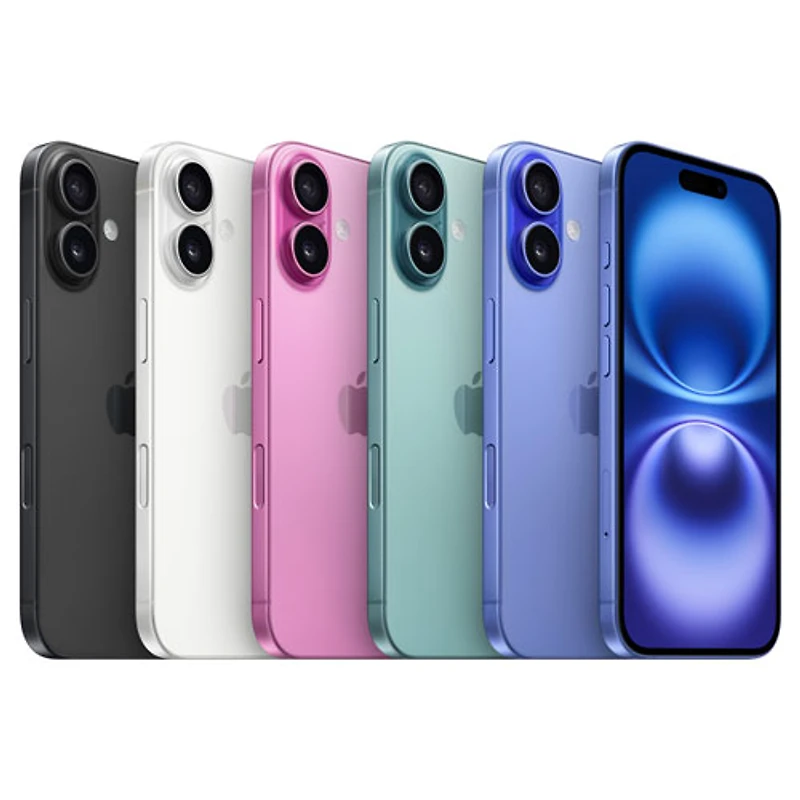 iPhone 16 de 256 Go d'Apple offert par Fido - Rose - Financement mensuel