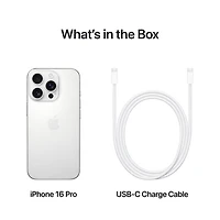 iPhone 16 Pro de 512 Go d'Apple avec Rogers - Titane blanc - Financement mensuel