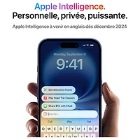 iPhone 16 de 128 Go d'Apple offert par Bell - Noir - Financement mensuel