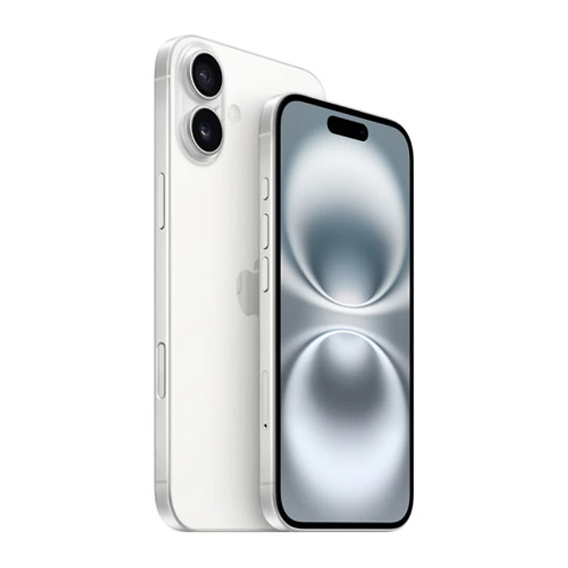 iPhone 16 Plus de 256 Go d'Apple avec Freedom Mobile - Blanc - Paiement Balance mensuel