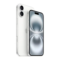 iPhone 16 Plus de 256 Go d'Apple avec Freedom Mobile - Blanc - Paiement Balance mensuel