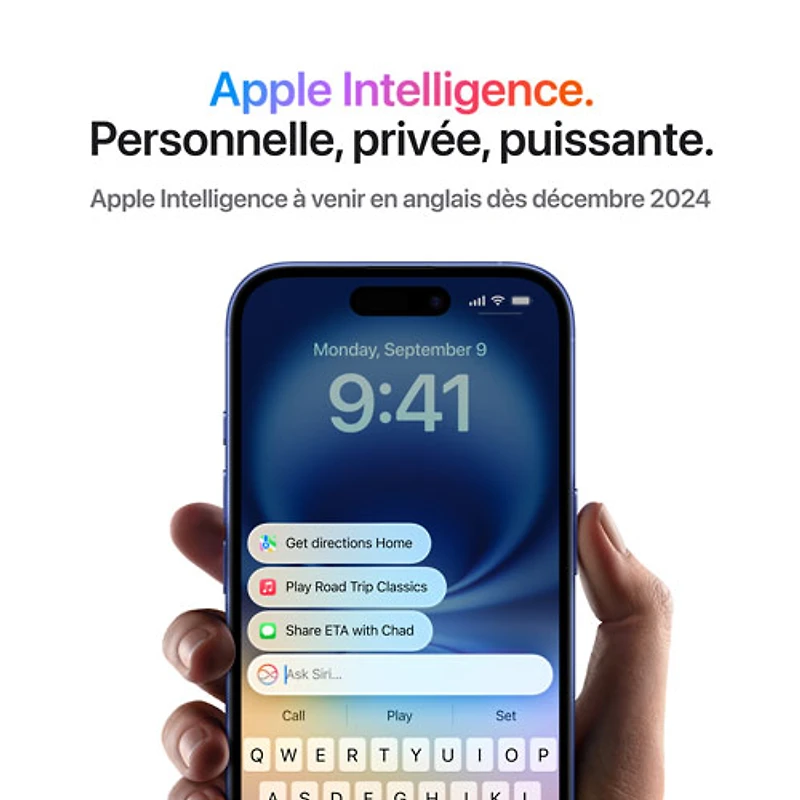 iPhone 16 Plus de 256 Go d'Apple avec Freedom Mobile - Blanc - Paiement Balance mensuel