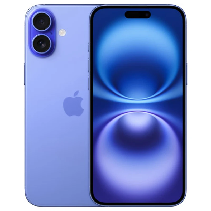 iPhone 16 Plus de 128 Go d'Apple avec Fido - Bleu outremer - Financement mensuel
