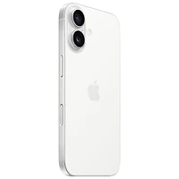 Fido Apple iPhone 16 128GB - White - Monthly Financing