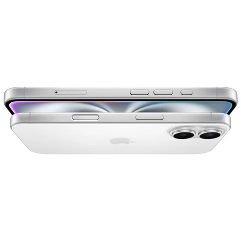 Fido Apple iPhone 16 128GB - White - Monthly Financing