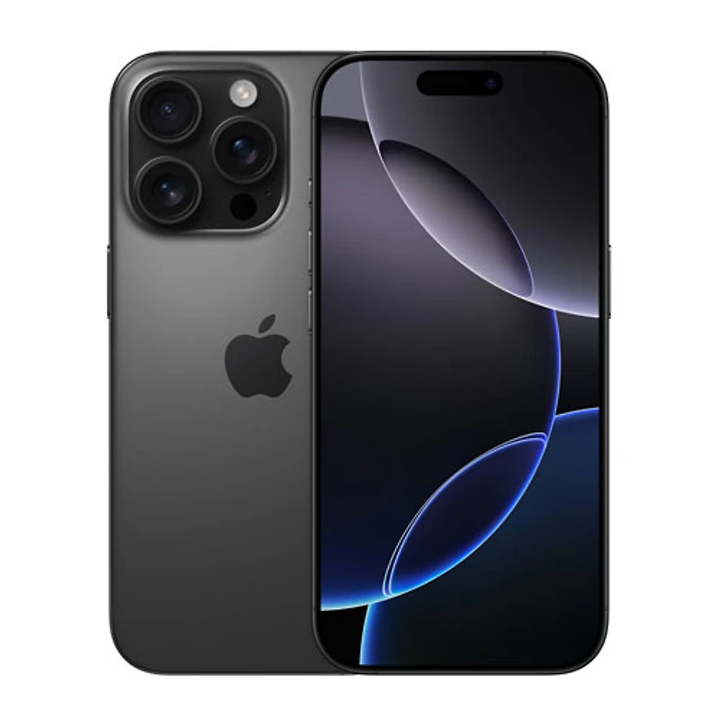iPhone 16 Pro de 256 Go d'Apple avec Rogers - Titane noir - Financement mensuel
