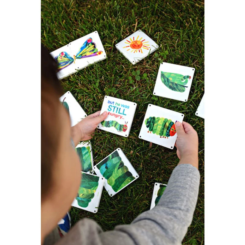 Eric Carle : Jeu de tuiles Magna The Very Hungry Caterpillar - 16 pièces