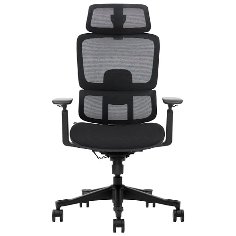 Kopplen Ergonomic High-Back Polyester Task Chair - Black