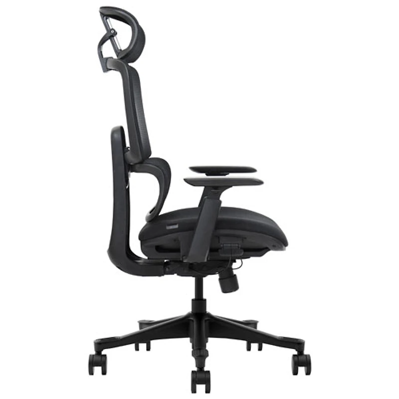 Kopplen Ergonomic High-Back Polyester Task Chair - Black