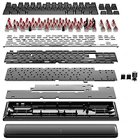 Clavier de jeu mécanique sans pavé numérique rétroéclairé sans fil à touches mécaniques linéaires Red K70 CORE de Corsair - Noir - Exclusivité Best Buy