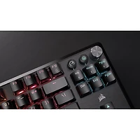 Clavier de jeu mécanique sans pavé numérique rétroéclairé sans fil à touches mécaniques linéaires Red K70 CORE de Corsair - Noir - Exclusivité Best Buy