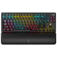 Clavier de jeu mécanique sans pavé numérique rétroéclairé sans fil à touches mécaniques linéaires Red K70 CORE de Corsair - Noir - Exclusivité Best Buy