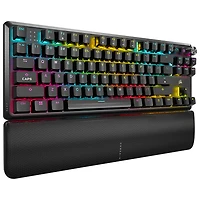 Clavier de jeu mécanique sans pavé numérique rétroéclairé sans fil à touches mécaniques linéaires Red K70 CORE de Corsair - Noir - Exclusivité Best Buy